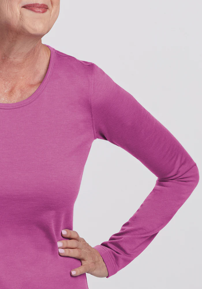 Remi Long Sleeve T-Shirt - Purple Wine - Image 3