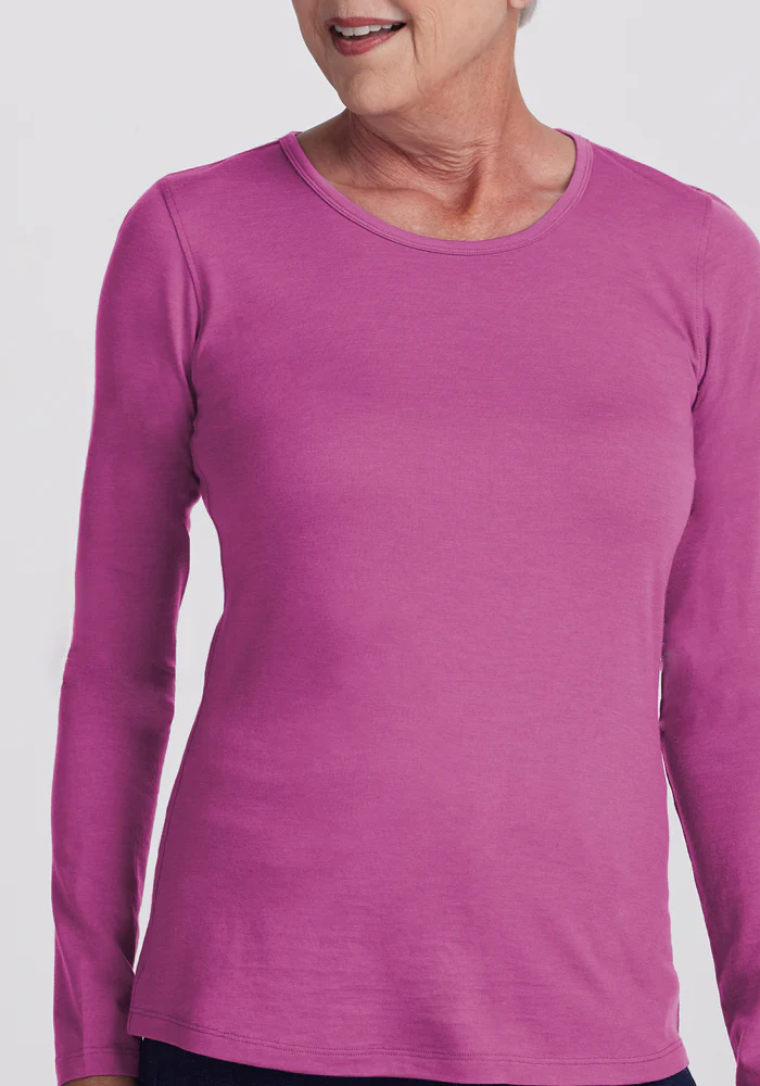 Remi Long Sleeve T-Shirt - Purple Wine - Image 4