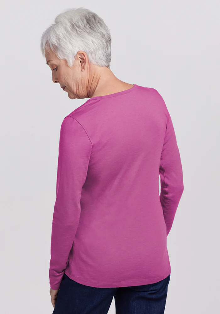 Remi Long Sleeve T-Shirt - Purple Wine - Image 6