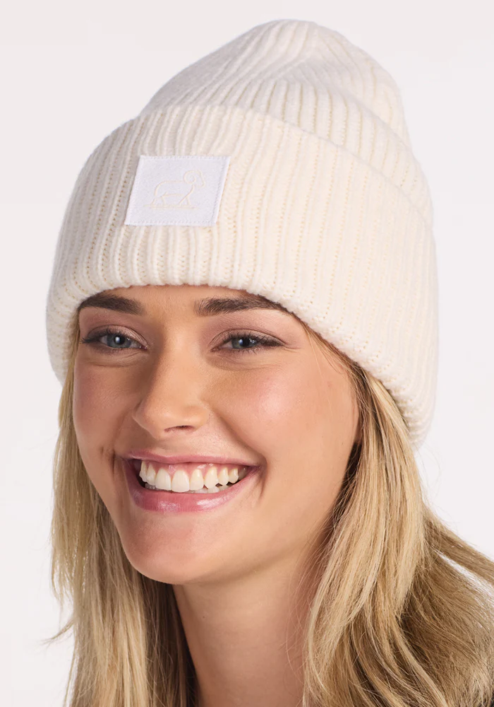 Ria Chunky Beanie - Buttercream - Image 5