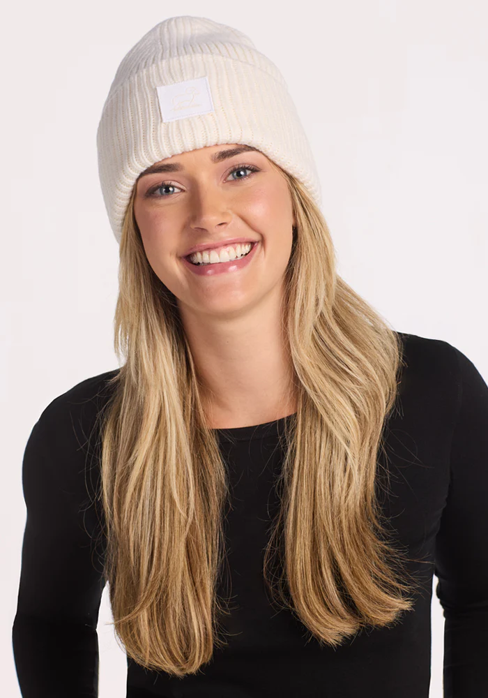 Ria Chunky Beanie - Buttercream - Image 6