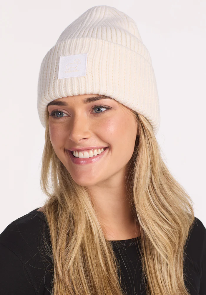 Ria Chunky Beanie - Buttercream - Image 7