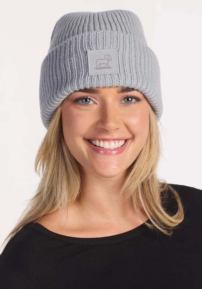 Ria Chunky Beanie - Morning Fog - Image 2