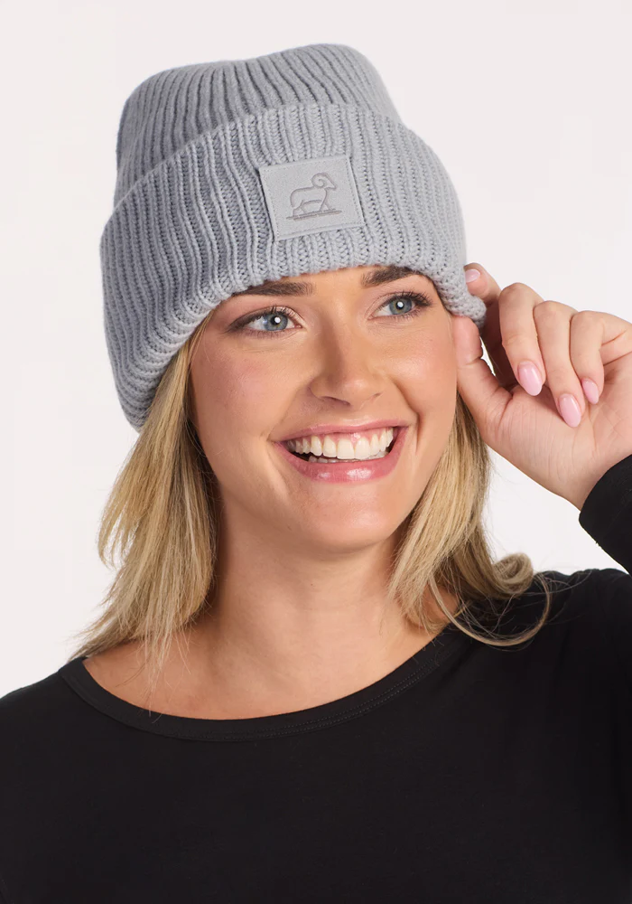 Ria Chunky Beanie - Morning Fog - Image 5