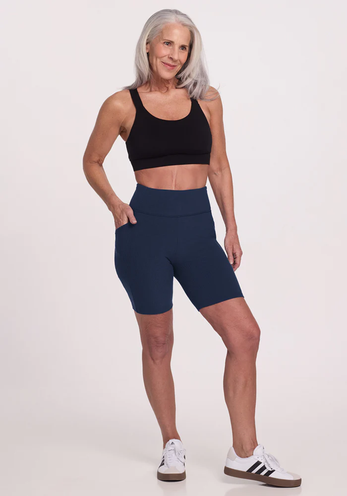Miley Bike Shorts - Deep Navy - Image 5