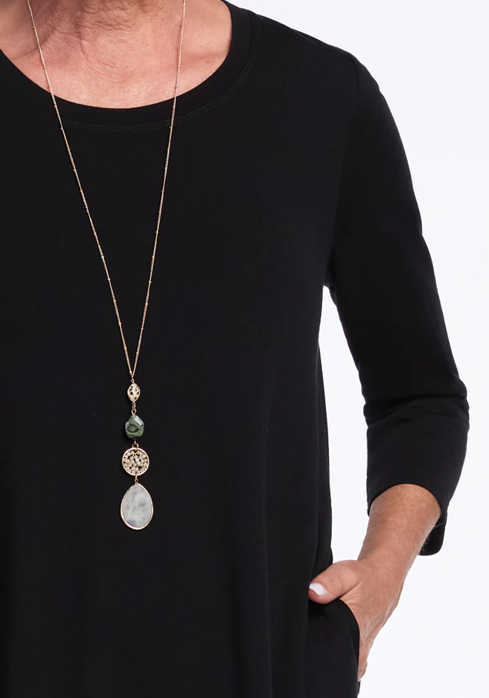 Rissa A Line Dress - Black - Image 11