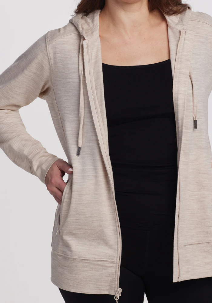 Ryann Hoodie - Cream Heather - Image 5