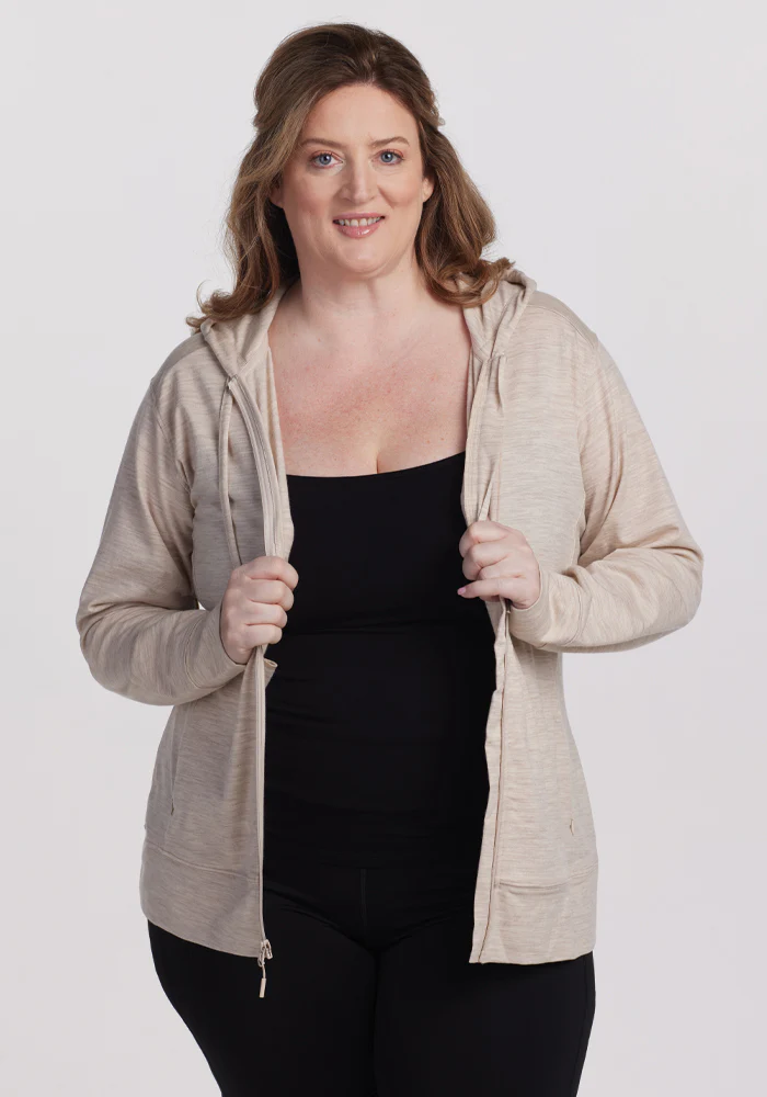Ryann Hoodie - Cream Heather - Image 9