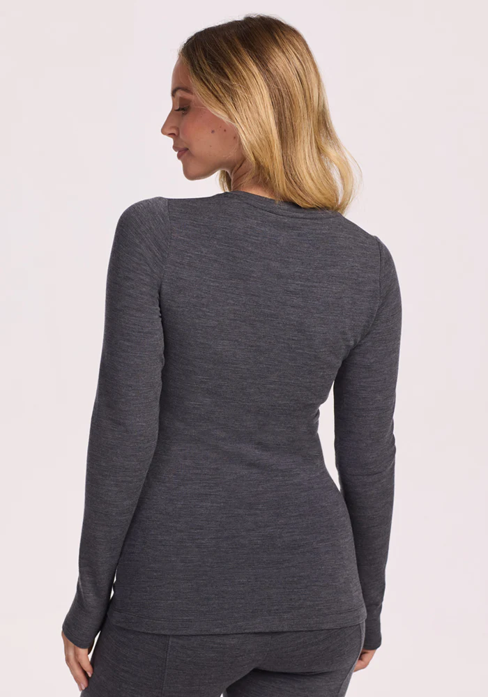 Sadie Baselayer Top - Cinder Melange - Image 7
