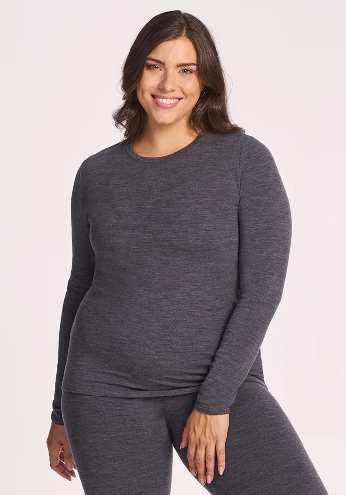 Sadie Baselayer Top - Cinder Melange - Image 8