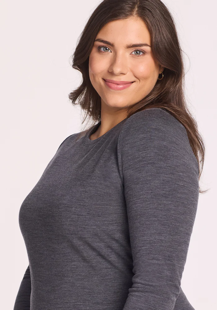 Sadie Baselayer Top - Cinder Melange - Image 9