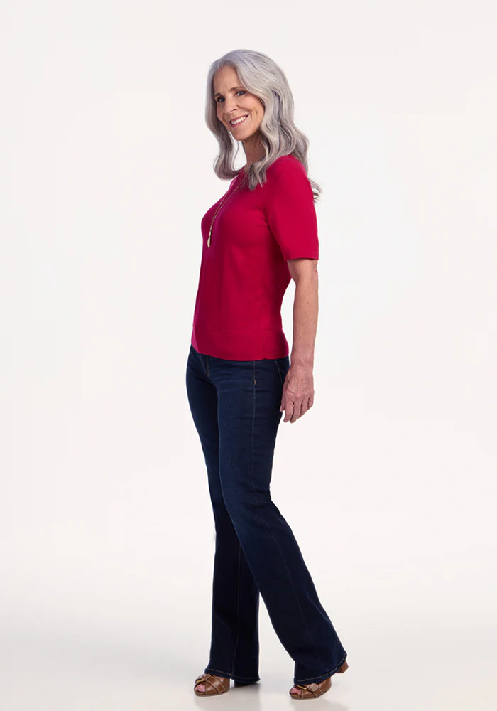 Anna Crew Sweater - Poppy Spark - Image 4