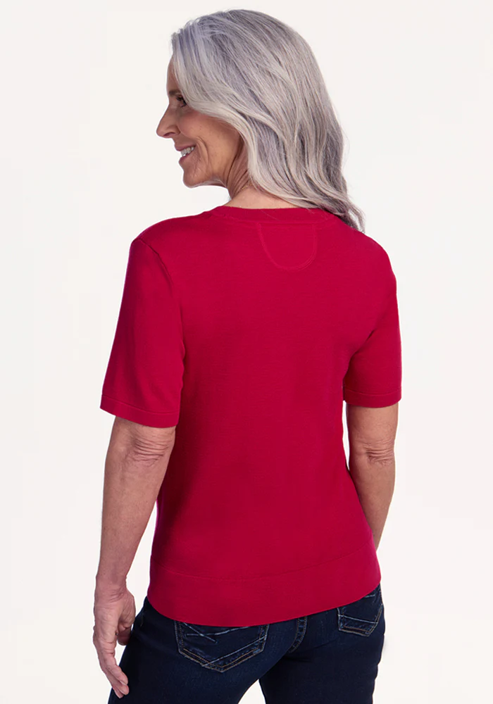 Anna Crew Sweater - Poppy Spark - Image 5