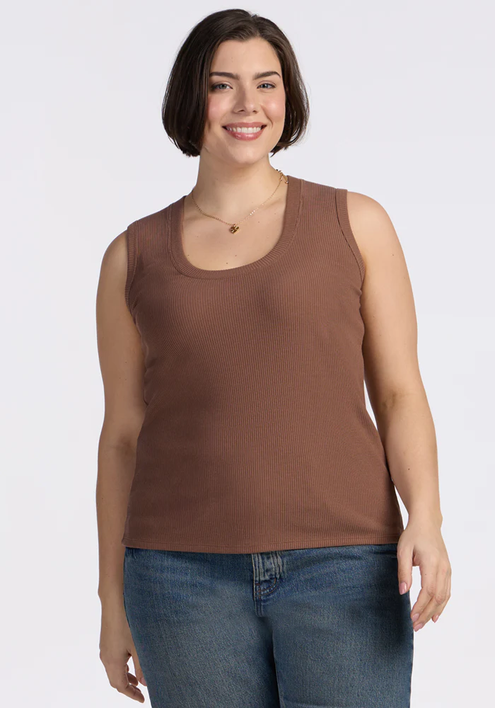 Sloane Ribbed Tank - Sienna Kiss - Image 7
