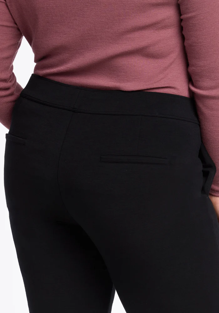 Emerson Straight Leg Pants - Black - Image 9