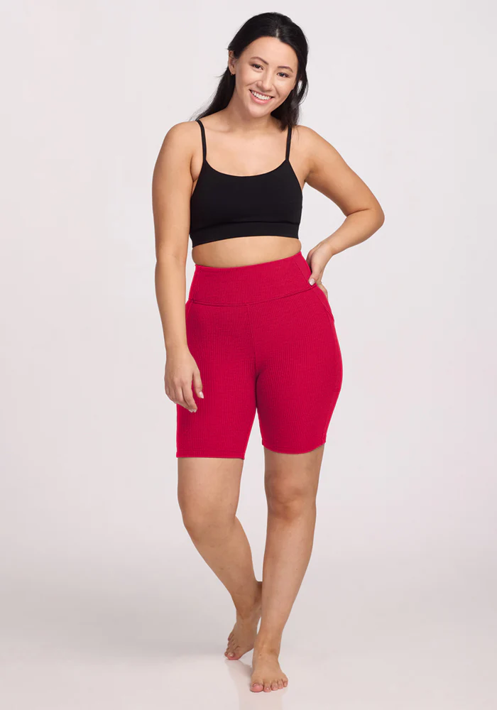 Miley Bike Shorts - Poppy Spark - Image 2