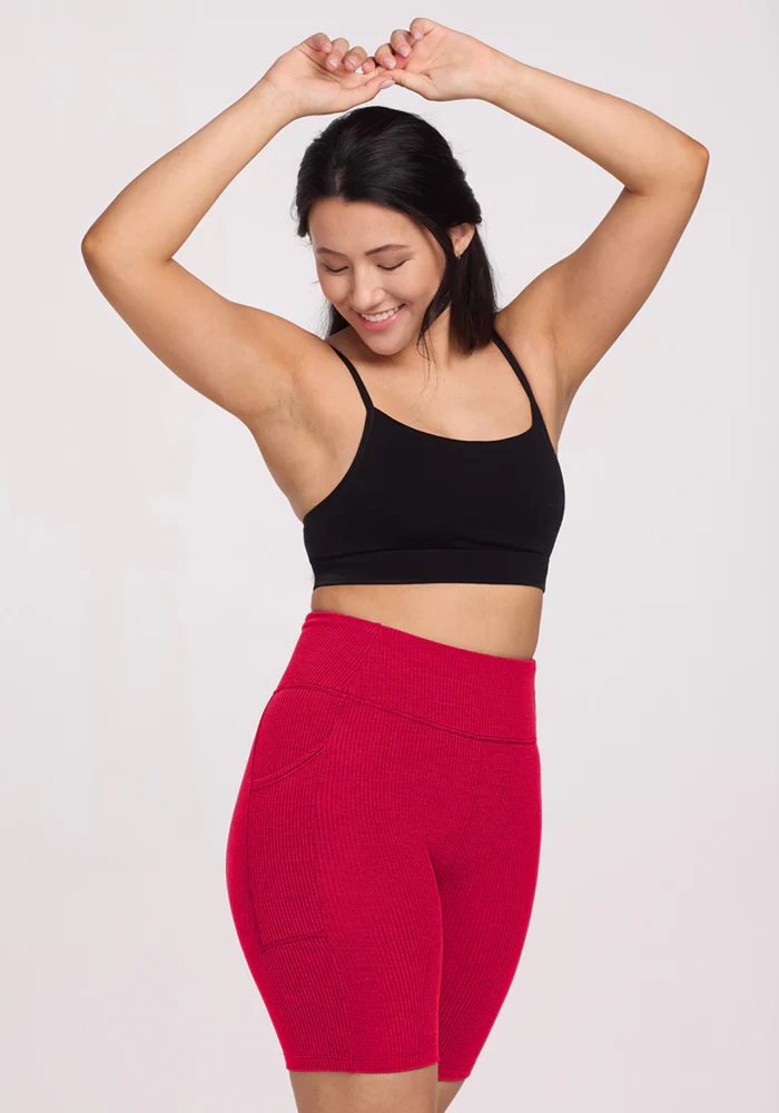 Miley Bike Shorts - Poppy Spark - Image 5
