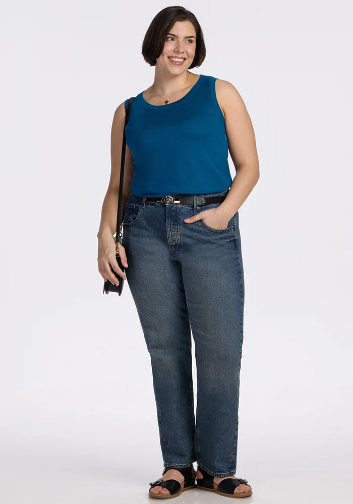 Chessy Tank Top - Moroccan Blue - Image 12