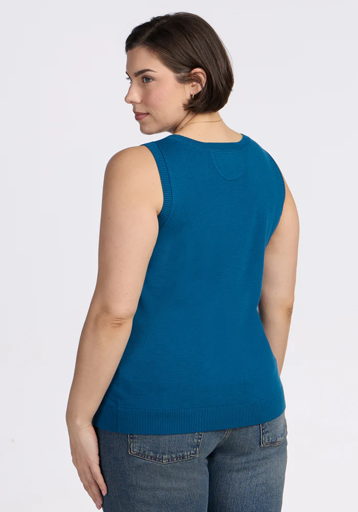 Chessy Tank Top - Moroccan Blue - Image 13