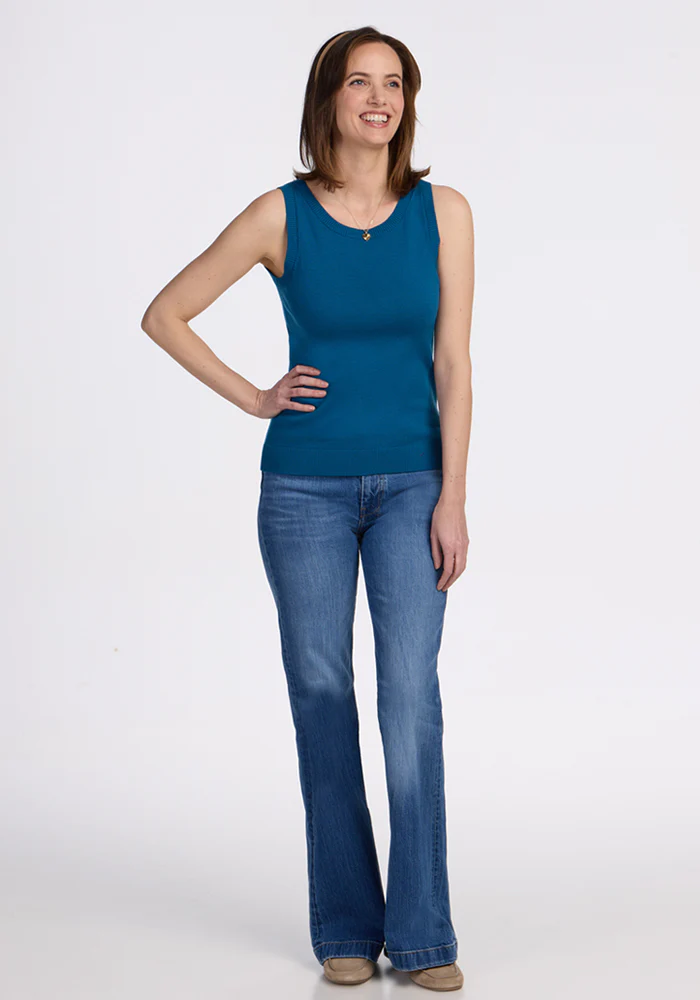 Chessy Tank Top - Moroccan Blue - Image 6