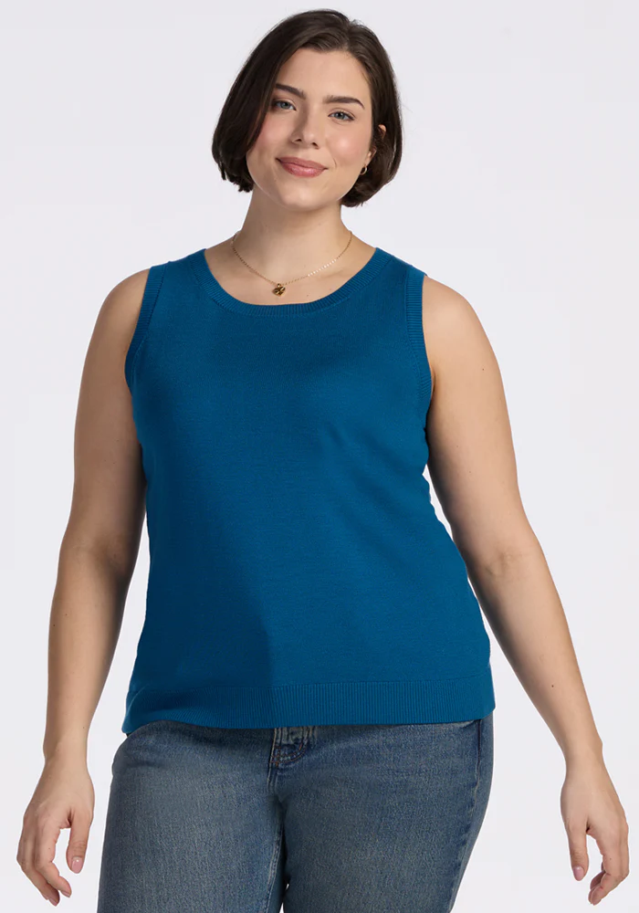 Chessy Tank Top - Moroccan Blue - Image 8