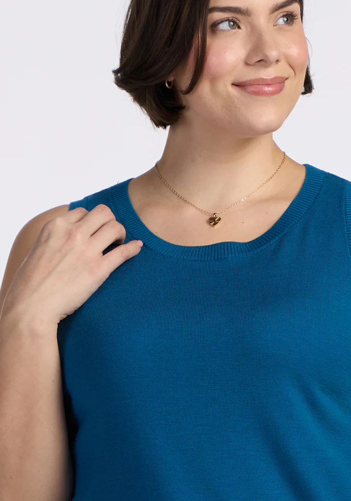 Chessy Tank Top - Moroccan Blue - Image 9