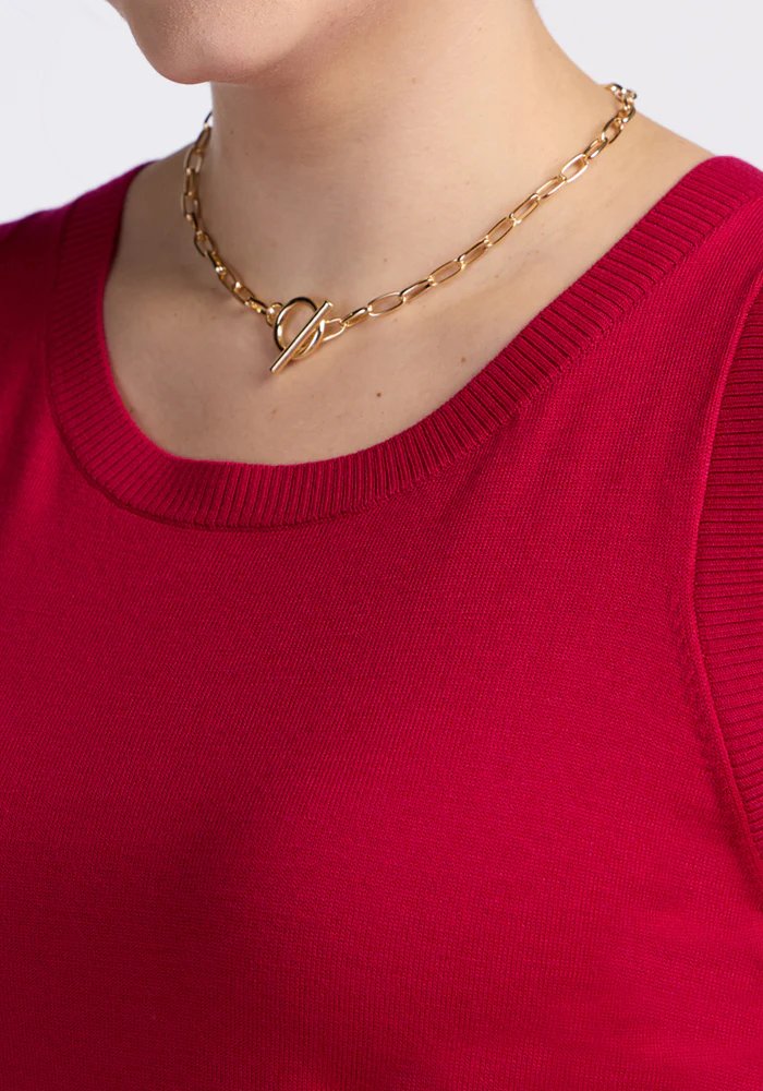 Chessy Tank Top - Poppy Spark - Image 8