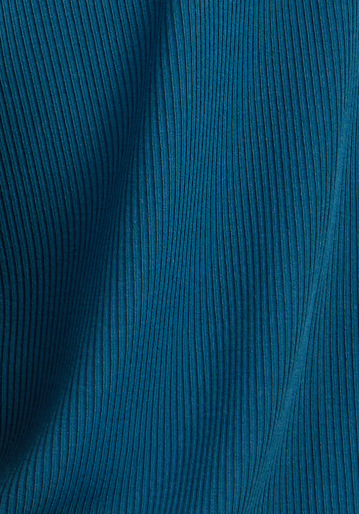 Vera Ribbed Tunic - Moroccan Blue - Image 13