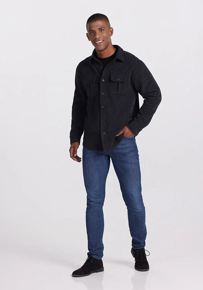 Wilder Shirt Jac - Carbon Black - Image 5