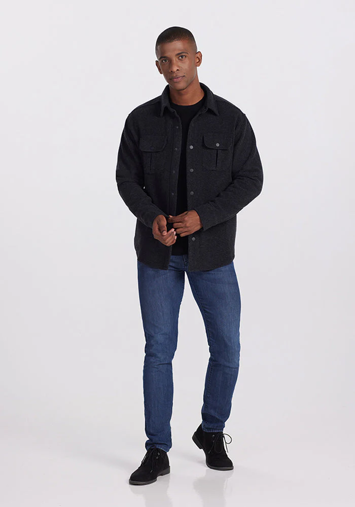 Wilder Shirt Jac - Carbon Black - Image 6