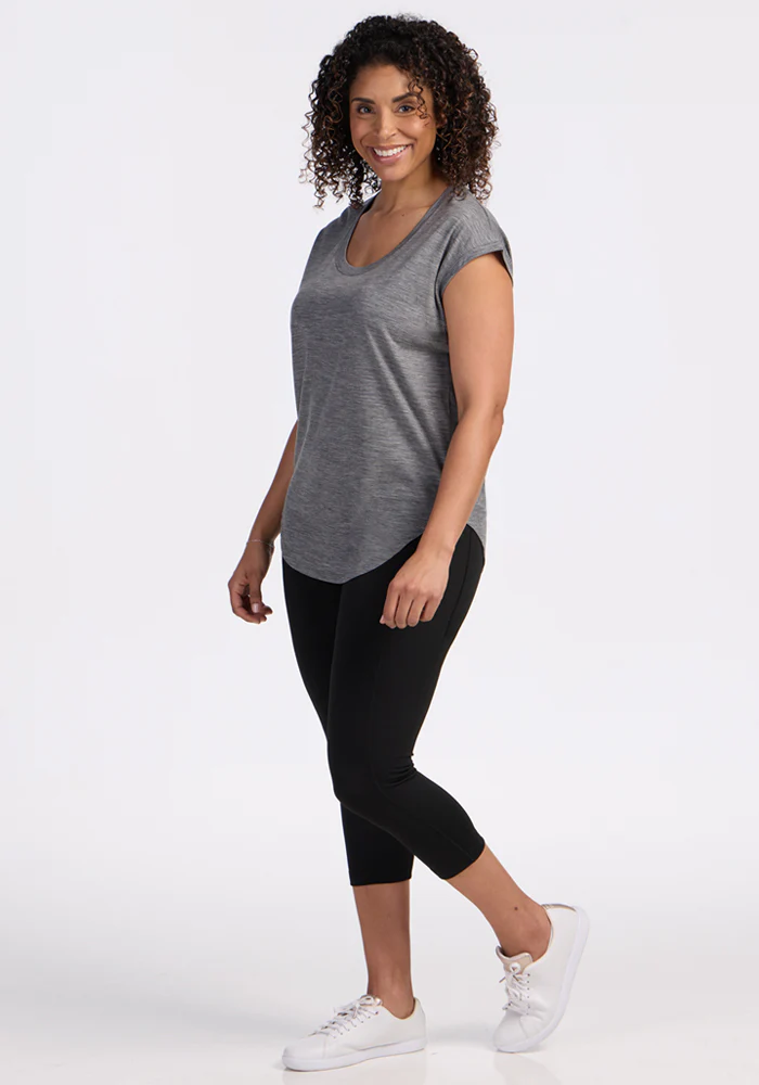 Gabi Tunic Top - Graphite Heather - Image 5