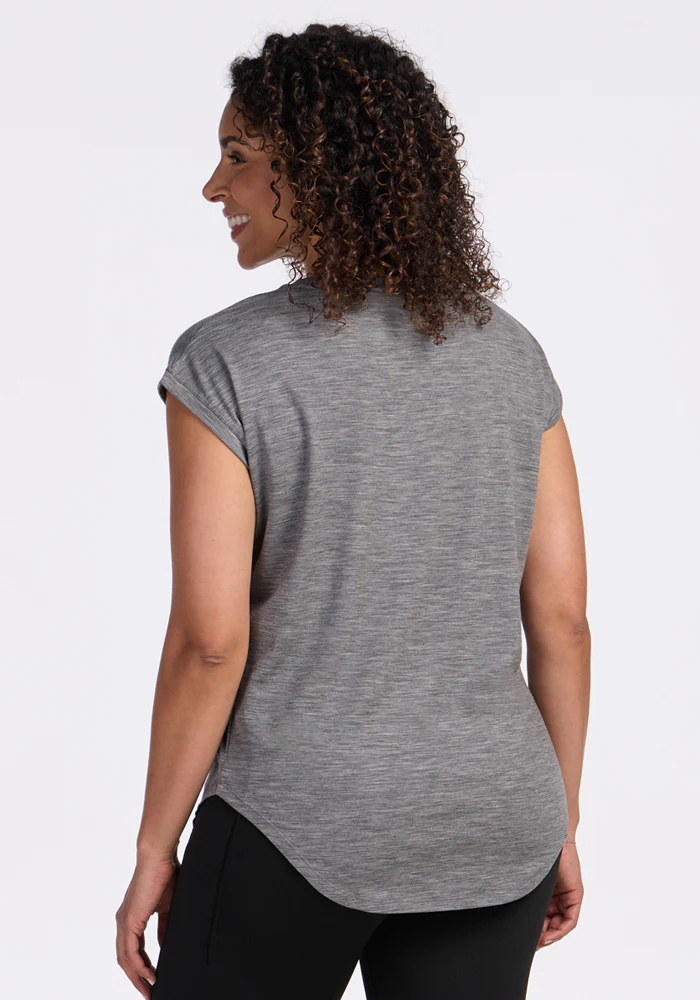 Gabi Tunic Top - Graphite Heather - Image 6