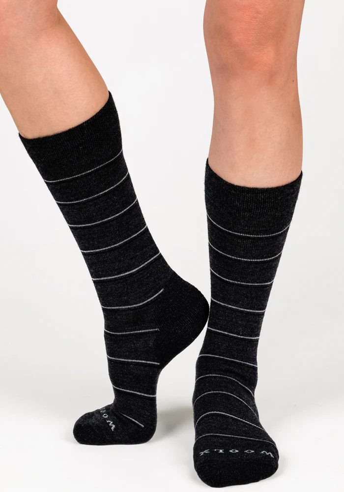 Womens Chandler Mid Calf Sock - Dark Grey Charcoal - Image 3