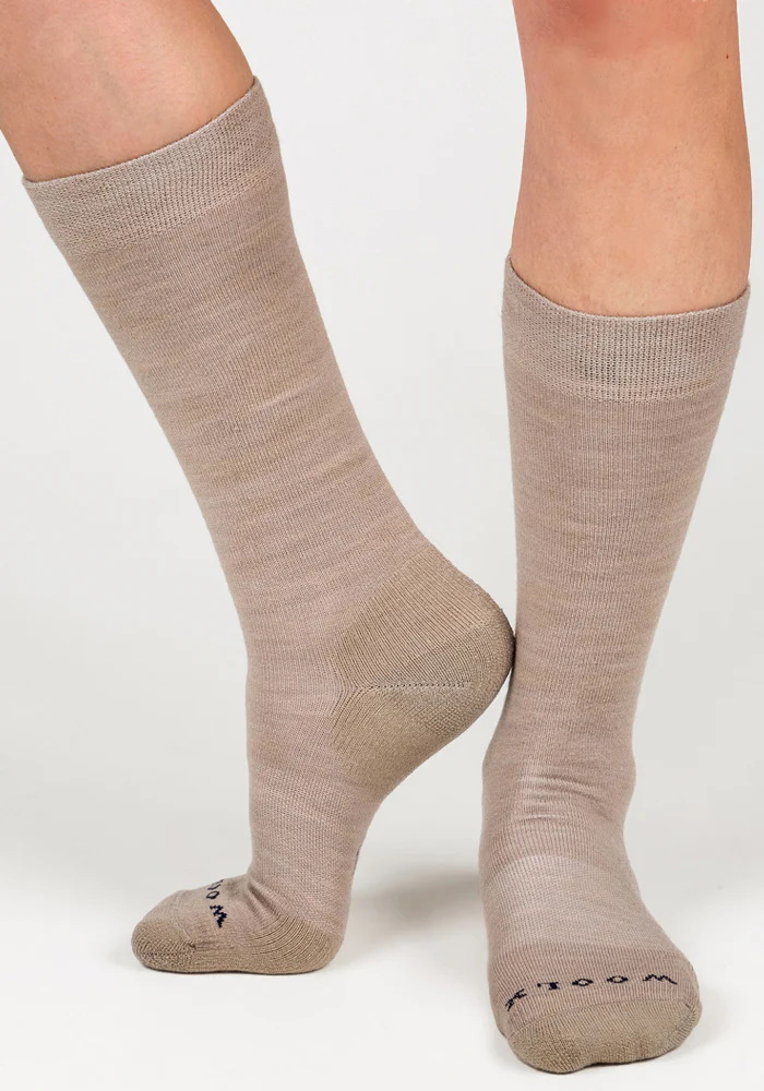 Womens Chandler Mid Calf Sock - Simply Taupe - Image 4