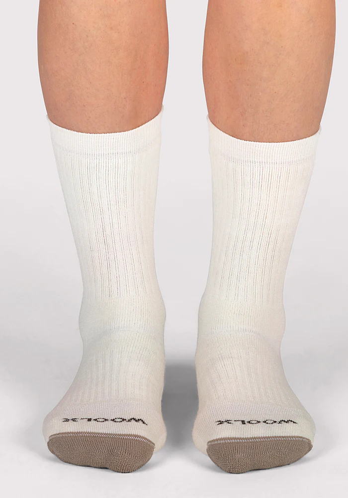 Womens Core Crew Socks - Natural - Image 3