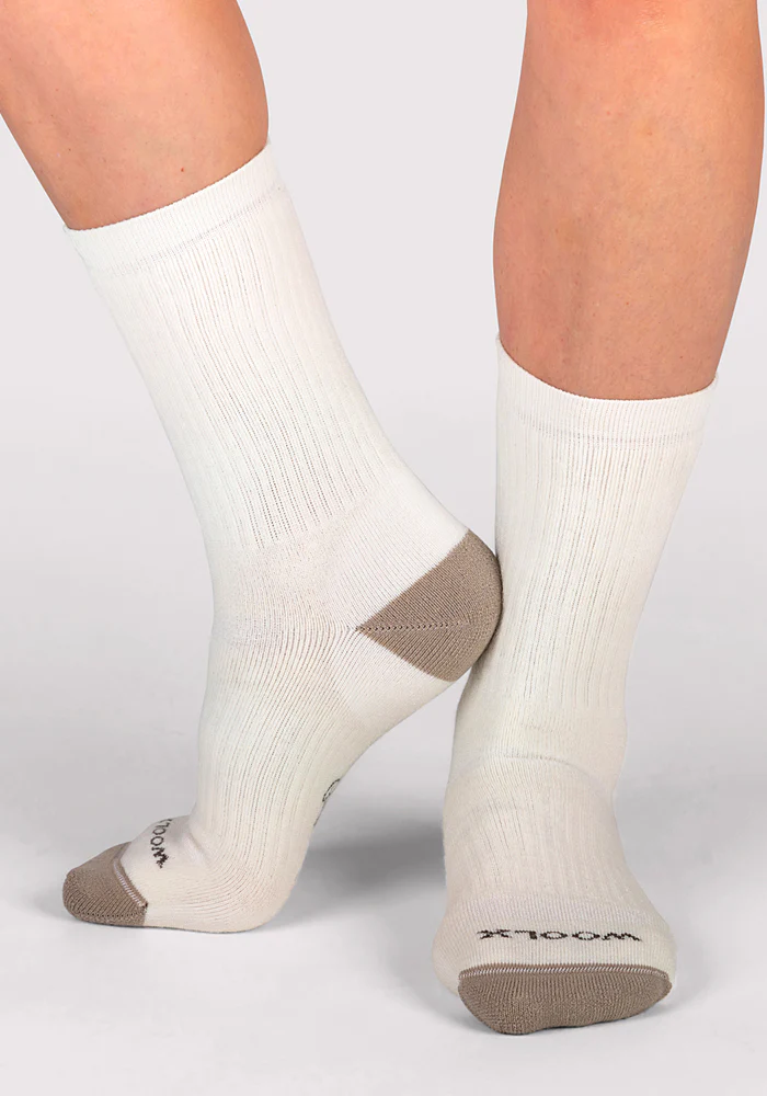 Womens Core Crew Socks - Natural - Image 5