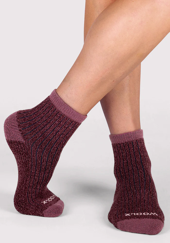 Womens Cozy Mini Crew Sock - Grape Harvest - Image 6