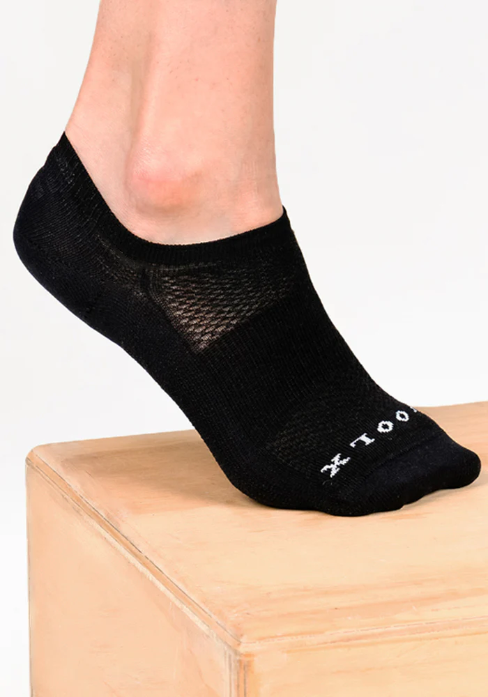 Womens Daisy Ped Socks - Black Pepper - Image 3