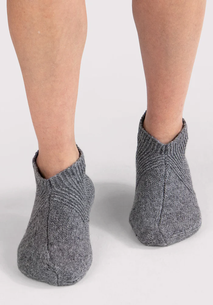 Womens Gripper Slippers - Gentle Grey - Image 7