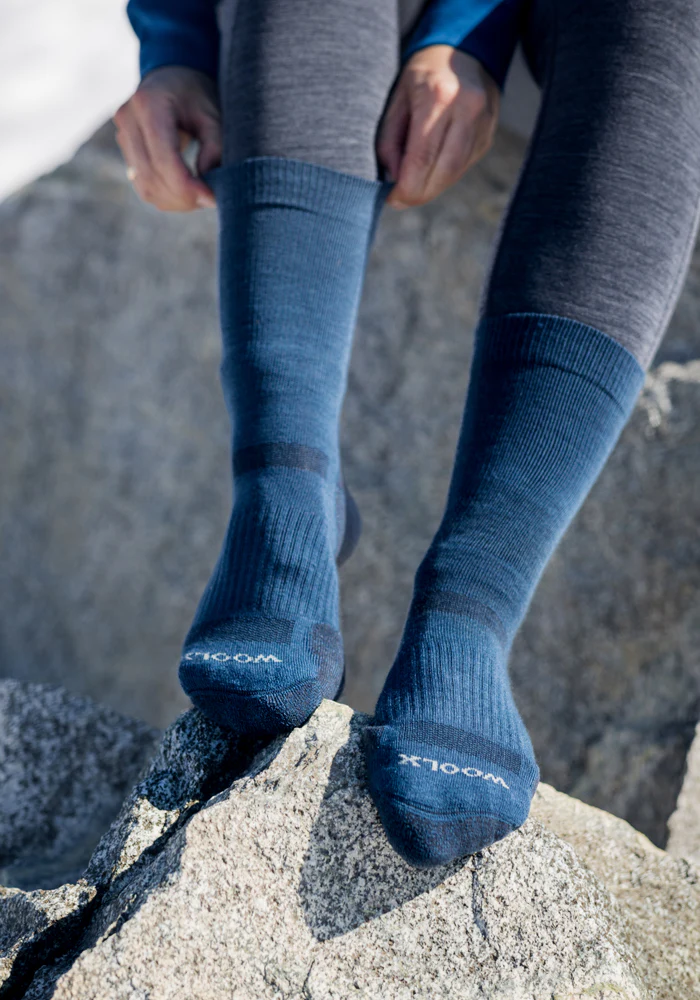 Womens Harbor Crew Sock - Black - Image 10