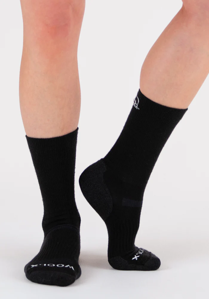 Womens Harbor Crew Sock - Black - Image 3