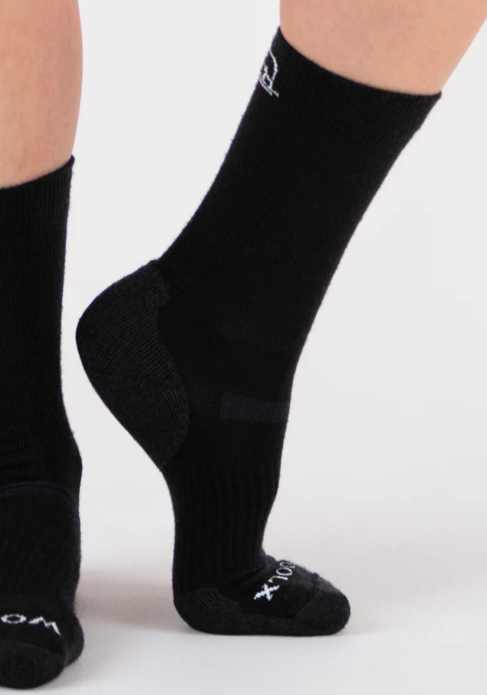 Womens Harbor Crew Sock - Black - Image 4