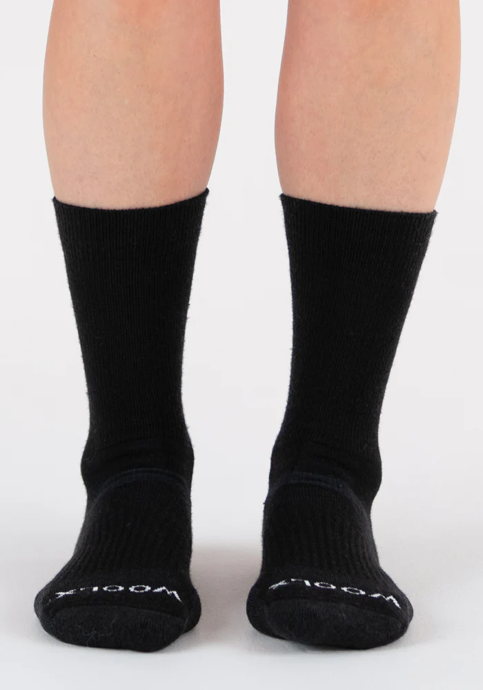 Womens Harbor Crew Sock - Black - Image 5