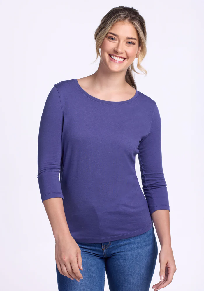 Jenny 3/4 Sleeve Crew Neck - Image 10