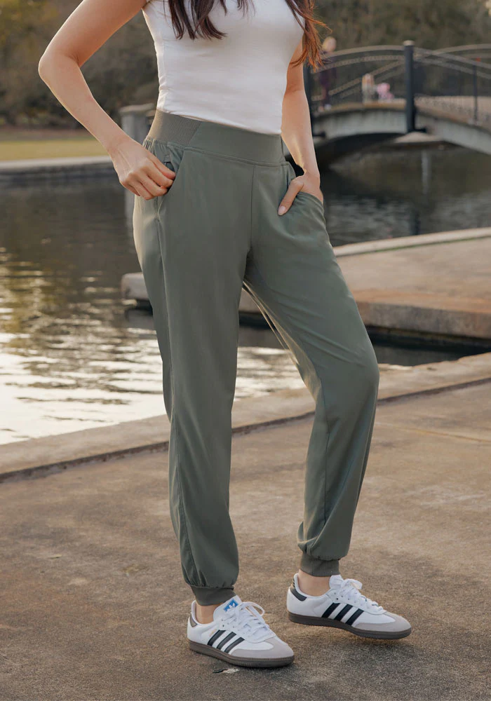 Palmer Joggers - Sage Olive - Image 15