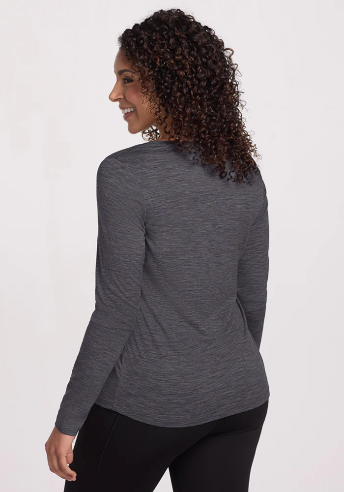 Millie Long Sleeve - Cinder Melange - Image 5