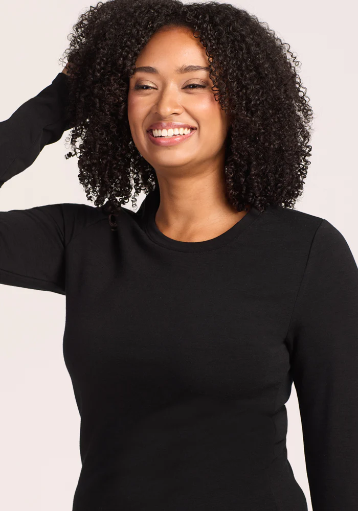 Sadie Baselayer Top - Black - Image 3