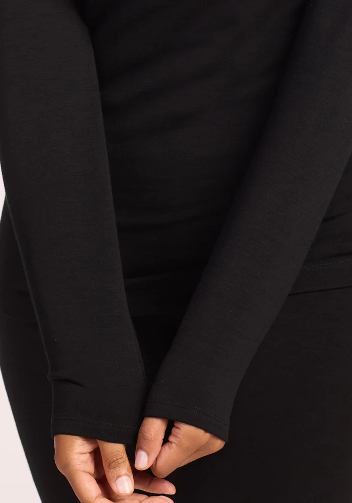 Sadie Baselayer Top - Black - Image 4