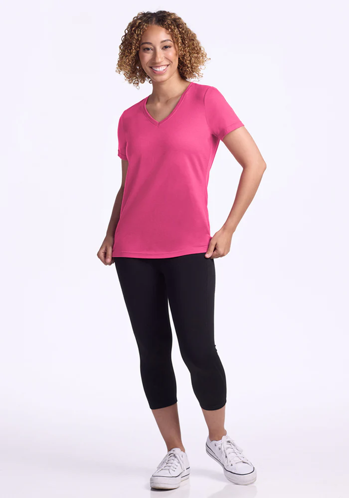 Junie V Neck - Raspberry Fizz - Image 6