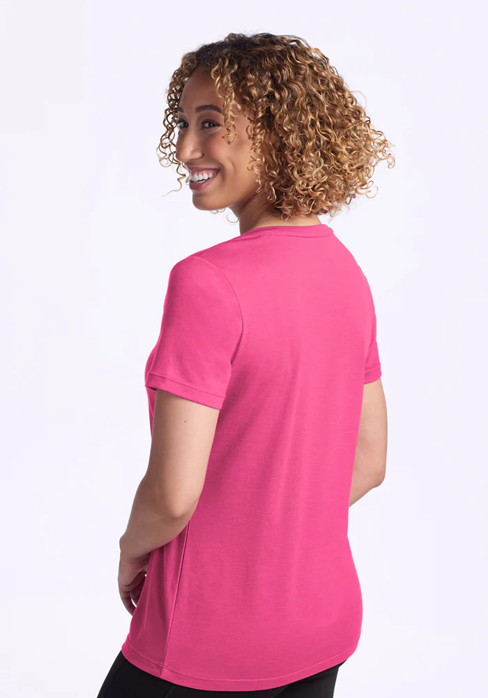 Junie V Neck - Raspberry Fizz - Image 7